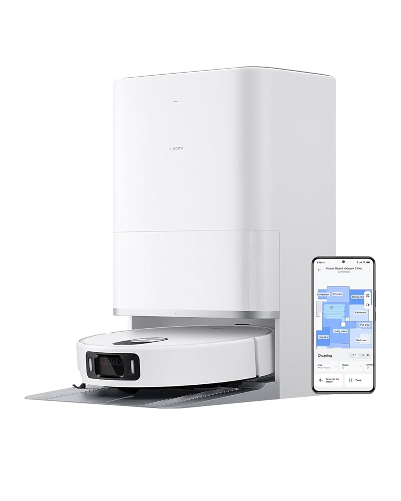 ロボット掃除機 水拭き機能付き 最新型‼️4回程使用‼️ Amazon | 【2025年9月発売】Xiaomi ロボット掃除機 5 Pro 20,000